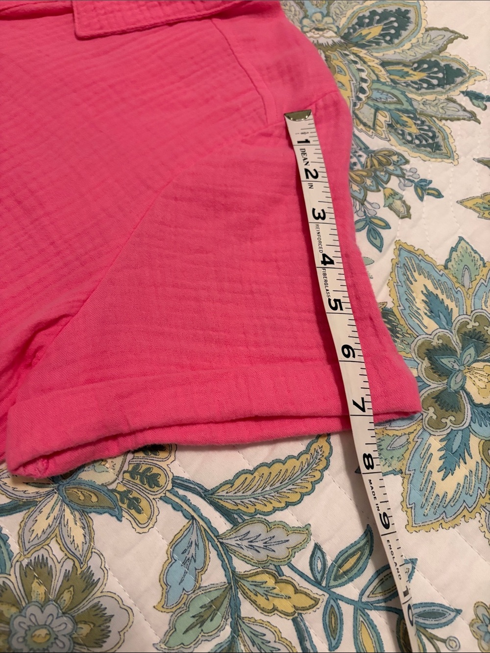 Lucky Brand hot pink gauze top, size L. - Picture 9 of 9